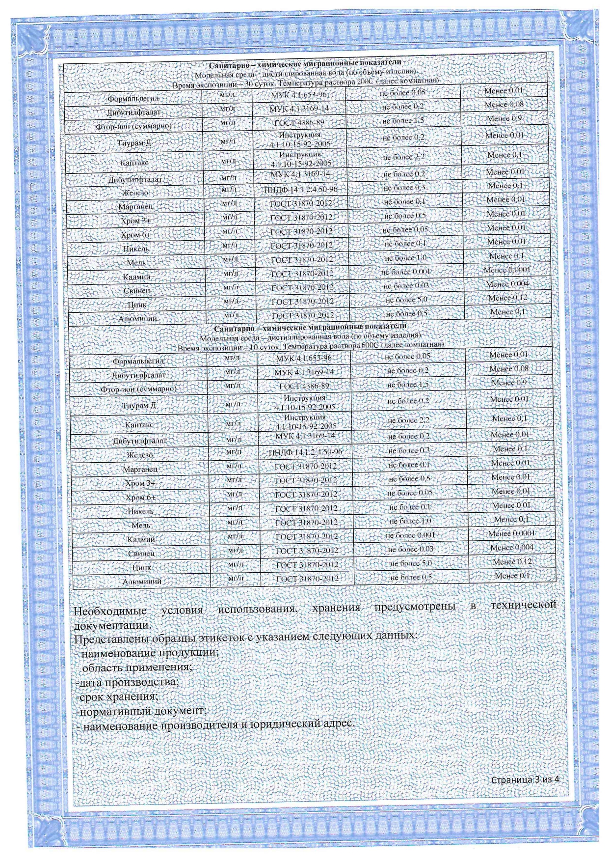 Экспертное заключение VALFEX, страница 3 из 4